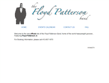 Tablet Screenshot of floydpattersonband.com